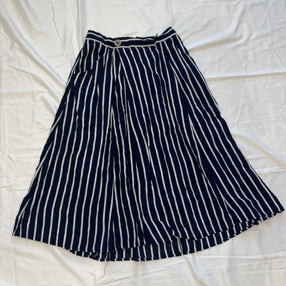 Pinstripe Skirt - Picture 1 of 2
